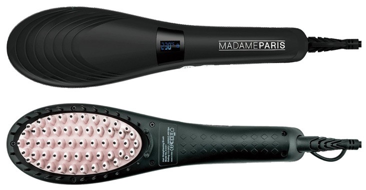 Se lisser les cheveux avec la brosse lissante MadameParis